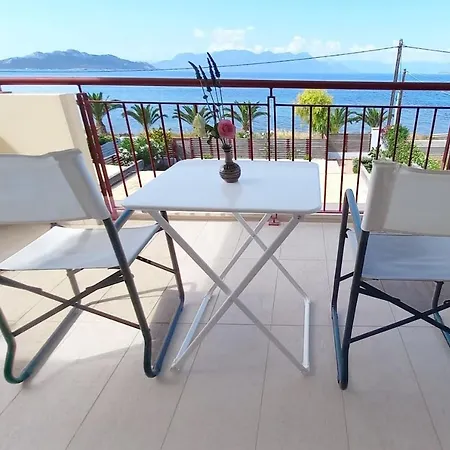 A Balcony Of Aegina By The Saronic Gulf Apartment Exterior photo
